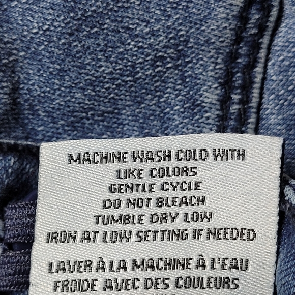 Hudson Girls Distressed Lace Up Denim Skirt Size 7 - Picture 6 of 16